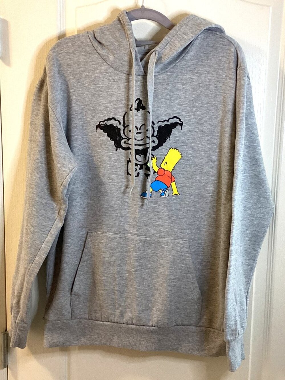 The Simpsons Men's Unisex Graphic Pullover Hoodie Kangaroo Front Pocket
